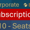 Premium - Corporate Subscription - 10 Seats