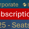 Premium - Corporate Subscription - 25 Seats