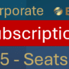 Premium - Corporate Subscription - 5 Seats